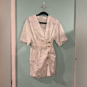 Sandro White Mini Dress